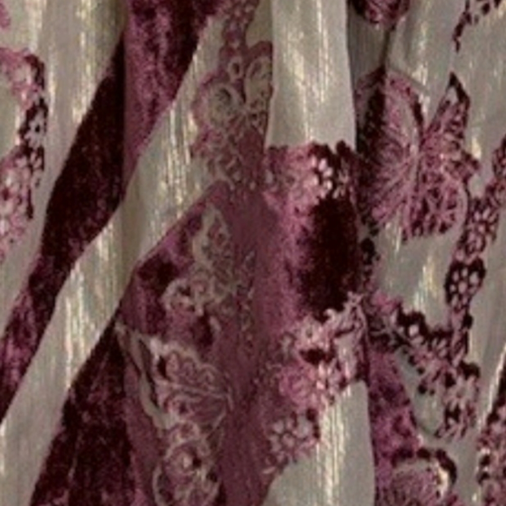 NWT FREE PEOPLE INTIMATELY WINE BALI BUTTERFLY BURNOUT VELVET SLIP MAXI DRESS - Picture 10 of 10